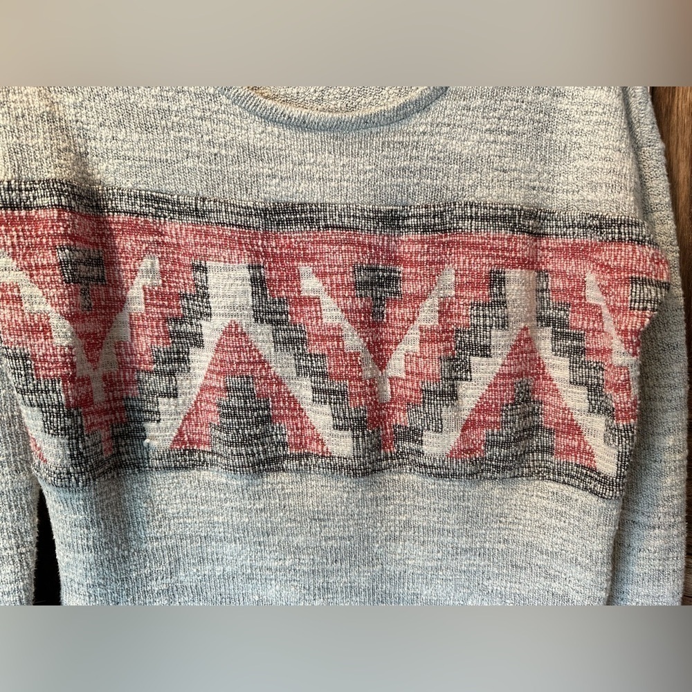 American Eagle Southwest Print Sweater - Picture 2 of 6